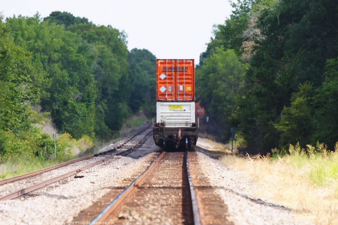 Big Orange bringing up the rear